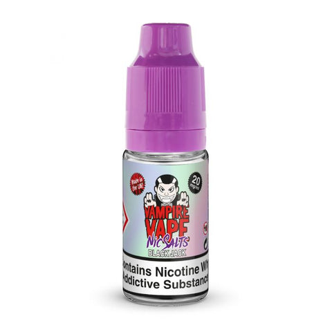 Black Jack Nic Salts 10ml E-liquid